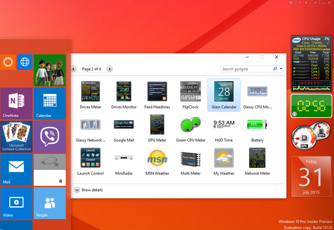 Windows Vista Sidebar Rss Reader