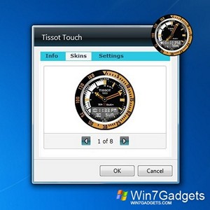 Tissot Touch gadget setup