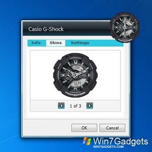Casio G-Shock gadget setup