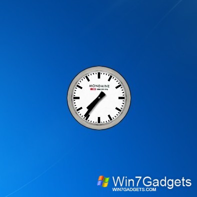 desktop clock for windows 7