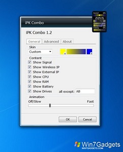 iPK Combo 1.2 gadget setup