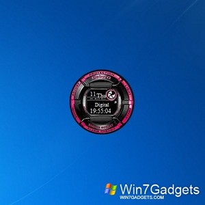 Casio Digital Clocks win 7 gadget