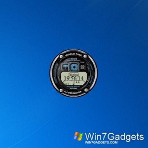 Casio Digital Clocks gadget