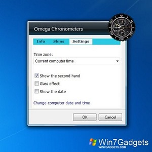 Omega Chronometers gadget setup