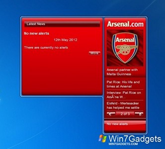 Arsenal.com gadget