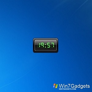 CX Digital Clock gadget