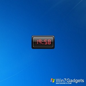 CX Digital Clock gadget