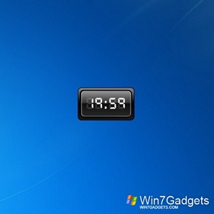 CX Digital Clock win 7 gadget