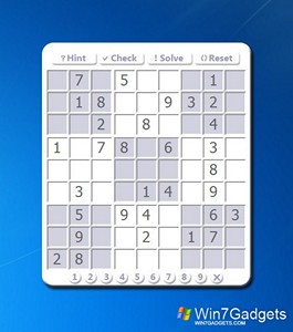 Sudoku Beta gadget