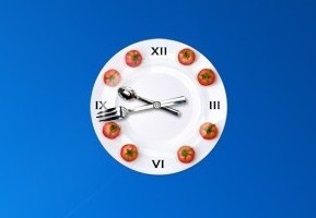 Tomato Lunch Clock