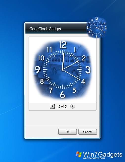 windows 8.1 desktop clock gadget