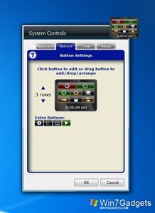 System Controls gadget setup