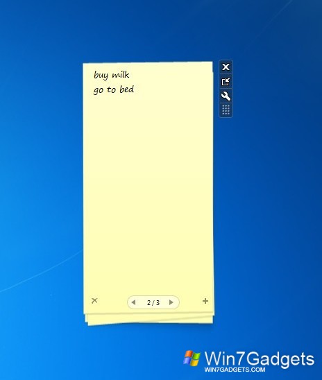 windows desktop note widget