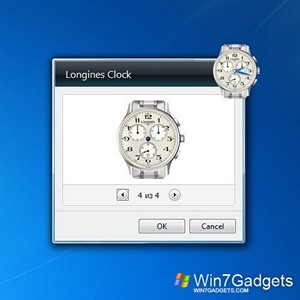 Longines Clock gadget setup