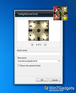 Zodiac Time gadget setup
