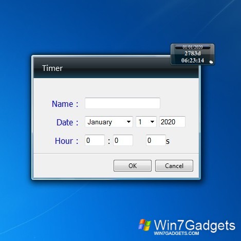 Desktop Timer For Windows 7