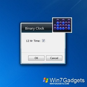Binary Clock gadget setup