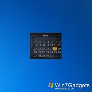 Windows Live Calendar gadget