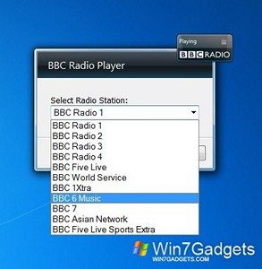 BBCRadio gadget setup