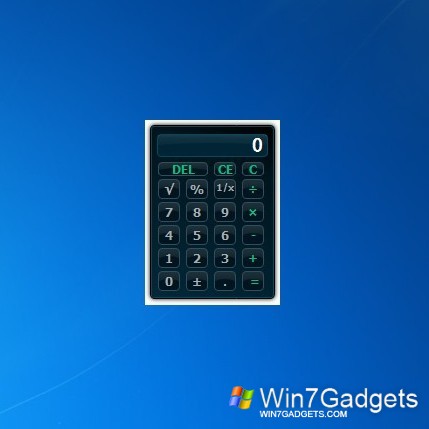 Window Gadgets Calculator