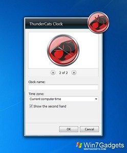 ThunderCats Clock gadget setup