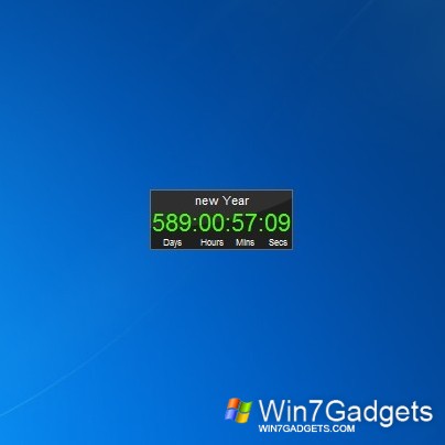 Countdown - Windows 7 Desktop Gadget