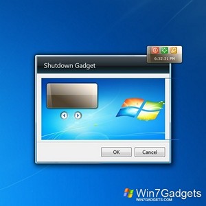 Shutdown gadget setup