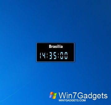 digital desktop clock for windows 7