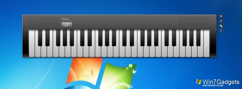 Piano - Windows 7 Desktop Gadget