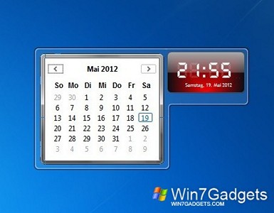digital desktop clock windows timer