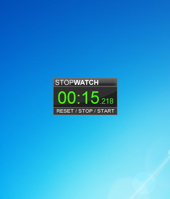 windows desktop stopwatch