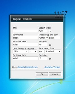 Clocket6 - Digital gadget setup
