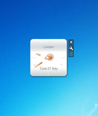 Windows Vista Gadgets World Clock