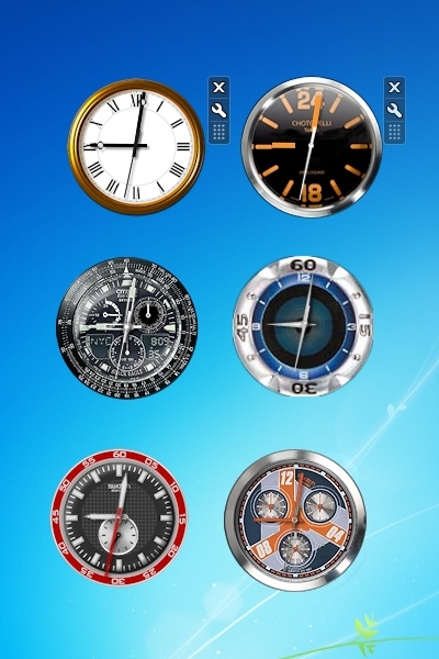 does Windows 10 have a analog clock feature