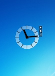 Clocket8 - Transparent 1.0 gadget