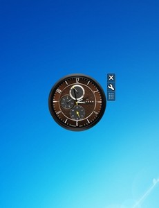 Wes' Skagen Black and Brown Clock 