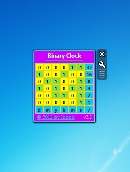 Binary Clock 2.5