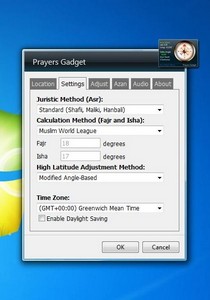 Prayers Gadget 4.0 gadget setup