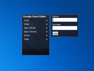 Google Voice Sidebar Gadget gadget