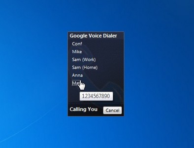 Google Voice Sidebar Gadget