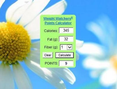 Weight Watchers Points Calculator 1.0