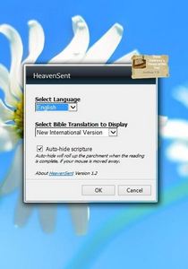 HeavenSent 1.2 gadget setup