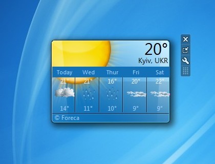 Weather Vista Desktop