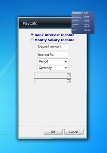 PayCalc Gadget gadget setup