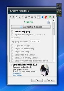 system monitor ii 22.1