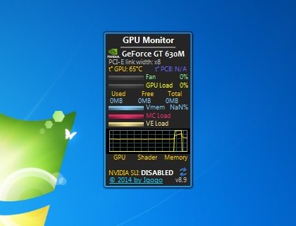 gpu temp monitor widget