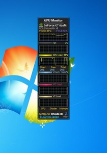 GPU Monitor 9.0 gadget