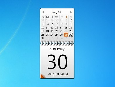 ZeroG Calendar win 7 gadget