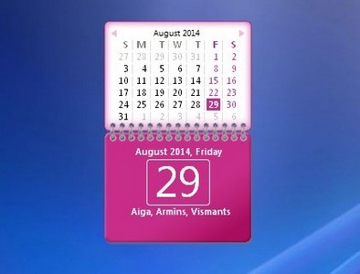 Calendar LV 1.0.0 gadget