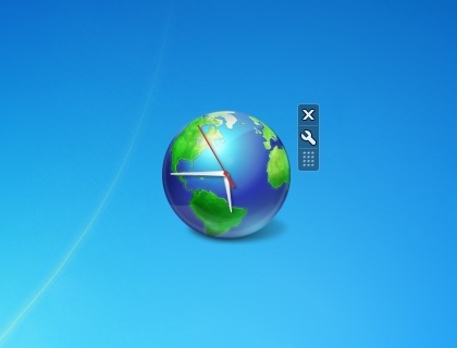 Vista Orb Clock - Windows Desktop Gadget